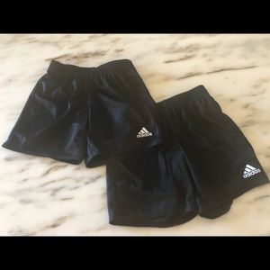 Size 4 Adidas Girls’ soccer shorts (2 pair)